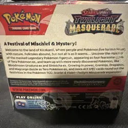 SV Twilight Masquerade SEALED Booster Box (36 Packs of AUTHENTIC Pokemon Cards) - Image 2
