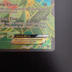 Pokemon Sceptile EX Full Art Holo Ultra Rare XY Ancient Origins 84/98 - Image 4