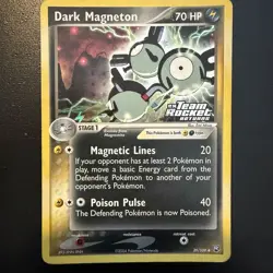 Pokemon Dark Magneton Reverse Holo EX Team Rocket Returns 39/109 English 2004 - Image 1