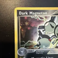 Pokemon Dark Magneton Reverse Holo EX Team Rocket Returns 39/109 English 2004 - Image 3