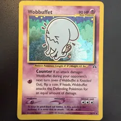 Pokemon Wobbuffet Neo Discovery 16/75 Holo Rare Unlimited English 2001 - Image 1