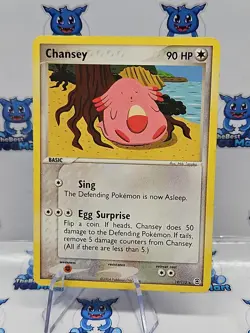 Chansey 19/112 Pokemon - EX FireRed & LeafGreen - MP - Image 2