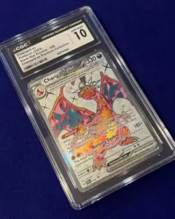 CGC 10 Charizard ex #56 Scarlet & Violet Promo 2023 Pokemon GEM MINT - Image 2