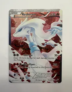 Pokemon Reshiram RC22/RC25 Legendary Treasures RC Ultra Rare Full Art Holo Eng - Image 1