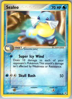 Sealeo 47/101 Non Holo Hidden Legends - Pokemon Card - NM - Image 1
