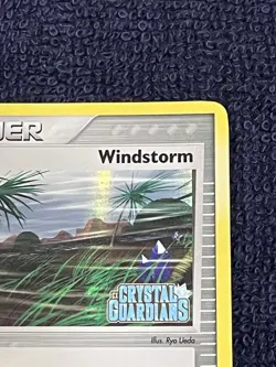 Pokemon TCG Windstorm 85/100 EX Crystal Guardians Holo Trainer Stamped 2006 Eng - Image 5