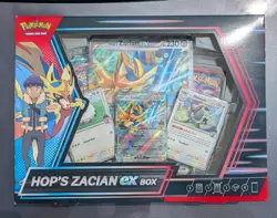 Free Shipping Brand New Pokemon TCG Hops's Zacian EX Box - Image 1