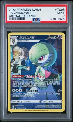 PSA 9 2022 Pokemon Sword & Shield Astral Radiance #TG05 Fa/Gardevoir MINT - Image 1