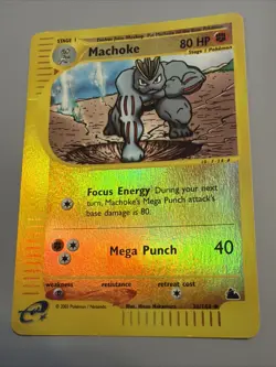 Pokemon 2003 Skyridge Machoke 38/144 Reverse Holo MP - Image 1