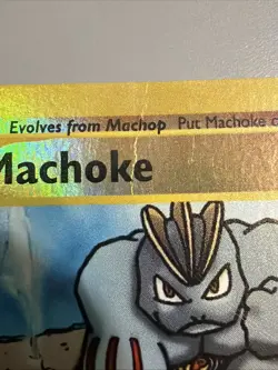 Pokemon 2003 Skyridge Machoke 38/144 Reverse Holo MP - Image 3