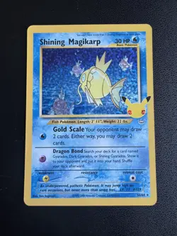 Pokemon TCG Celebrations Shining Magikarp Holo Card 66/64 Classic Collection - Image 1