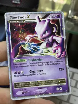 Mewtwo LV.X Dp28 Black Star Promo 2008 Holo Rare Pokemon Card TCG - Image 4
