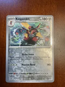 Kingambit 150/197 Obsidian Flames Reverse Holo Pokemon TCG Card - Image 1