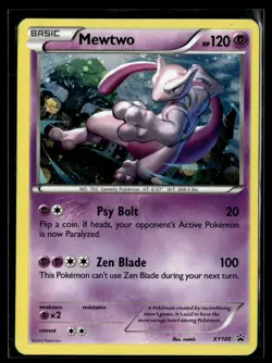 Pokemon TCG XY Promos #XY100 Mewtwo Cosmos Holo - Image 1