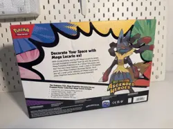 Pokemon Ascended Heroes Premium Poster Collection Mega Lucario - New & Sealed - Image 2