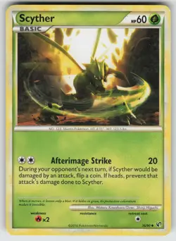 Scyther 36/90 Uncommon HGSS Undaunted Pokemon Lightly Played - Image 1