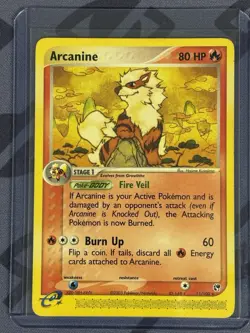 Pokemon TCG - Arcanine 15/100 Regular - Moderately Played - Sandstorm 2003 - Image 1