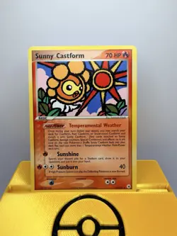 Pokemon TCG Sunny Castform EX Hidden Legends 26/101 Regular Rare - Image 1