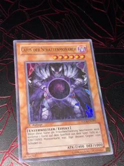 Caius Der Schattenmonarch SDDE-DE001 Ultra-Rare 1 Auflage YU-GI-OH Karte LP - Image 2