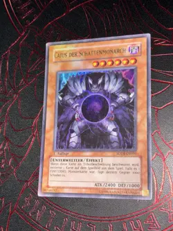 Caius Der Schattenmonarch SDDE-DE001 Ultra-Rare 1 Auflage YU-GI-OH Karte LP - Image 3