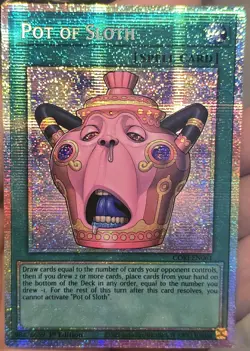 YuGiOh Pot Of Sloth Starlight Rare CORI-EN061 1st Edition NM - Image 1