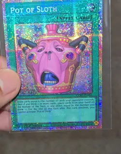 YuGiOh Pot Of Sloth Starlight Rare CORI-EN061 1st Edition NM - Image 2
