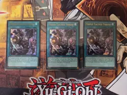 YUGIOH 3X TRIPLE TACTICS THRUST CH01-EN030 ULTRA 1ST ED NM ALT ART - Image 1