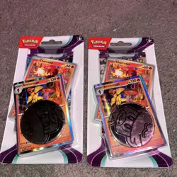 Pokemon TCG Paldea Evolved Blister Pack With Promo (Lot Of 2) - Image 1