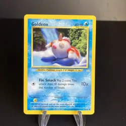Pokemon TCG Goldeen Neo Revelation 45/64 Regular Unlimited Common LP - Image 1