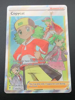 Copycat 200/203 Full Art Ultra Rare SWSH Evolving Skies Pokemon NM 2021 - Image 1