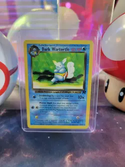 Dark Wartortle 46/82 Pokemon TCG Team Rocket Unlimited Regular Uncommon MP - Image 1