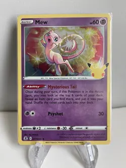Mew (011/025) Holo Rare | Pokemon TCG Celebrations 25th Anniversary | Near Mint - Image 1