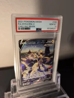 PSA 10 - GEM MINT: 2021 Pokemon Chilling Reign Alt Art Zeraora V 166/198 - Image 2