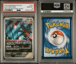 2024 POKEMON SVP EN FLUTTER MANE TEF ETB WALKING WAKE #097 PSA 10 - Image 3