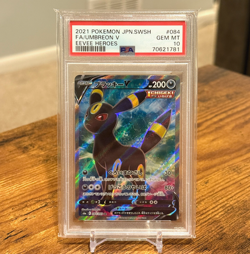 2021 POKEMON JPN S&S EEVEE HEROES #084 FULL ART/UMBREON V - PSA 10 - US SELLER - Image 1