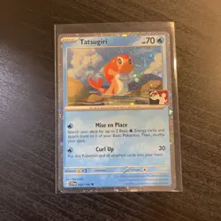Pokemon TCG Cosmo Holo Tatsugiri 062/198 Scarlet & Violet Stamped Play! Prize - Image 1