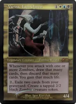 MTG English Varina, Lich Queen (Retro Frame) NM Foil Secret Lair - Image 1