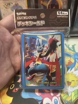 Pokemon Center Card Mega brave Mega Lucario sleeves 64 ct new sealed - Image 1