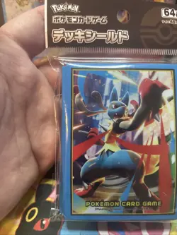 Pokemon Center Card Mega brave Mega Lucario sleeves 64 ct new sealed - Image 5