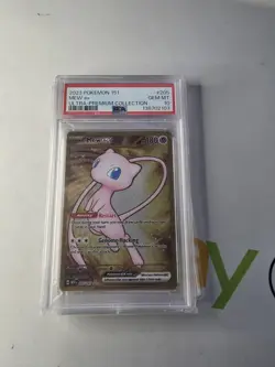 Mew EX 151 Gold Metall Card Eng PSA 10 - Image 1