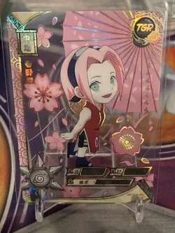 Naruto Kayou CCG - Sakura Haruno TGR-031 - Tier 3 Exclusive Trading Card - NM - Image 1