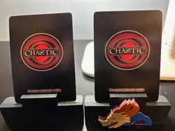 CHAOTIC SUPER RARE ILLIAR AND HEADMASTER ANKHYJA SEEKER OF THE ART CARDS - Image 2