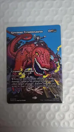 Ravenous Tyrannosaurus (Borderless) Marvel Universe Eternal-Legal Regular - Image 1