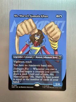 Ms. Marvel, Kamala Khan - 361 - MTG: Marvel Super Heroes - Borderless - Image 1