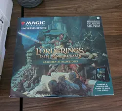 MTG Lord of the Rings: Tales of Middle-earth Scene Box Aragorn at Helm's deep - Image 1