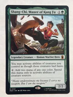 MTG - Shang-Chi, Master of Kung Fu - MSH - Mythic - NM - Magic the Gathering - Image 1
