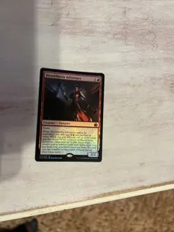 NM Bloodthirsty Adversary (Foil) MTG Innistrad: Midnight Hunt #129/277 Mythic - Image 1