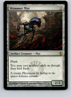 Magic the Gathering Shimmer Myr Mirrodin Besieged MTG Free Shipping! - Image 1