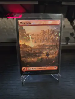 Mountain (Chocobo Track Foil) Magic The Gathering Final Fantasy Foil NM - Image 1
