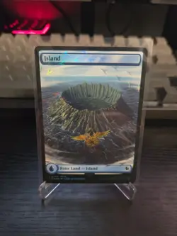 Island (Chocobo Track Foil) Magic The Gathering Final Fantasy Foil NM - Image 1